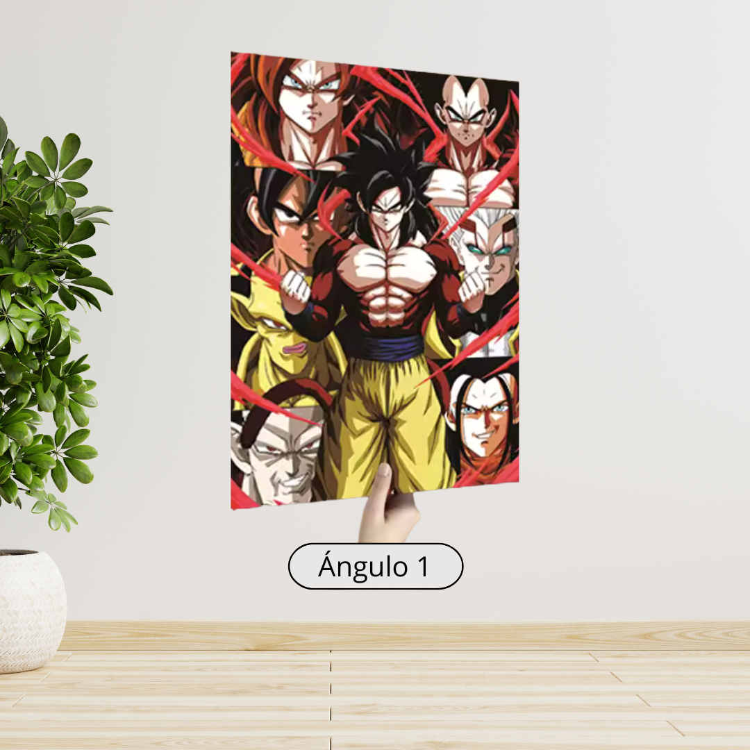 Cuadro Goku 3D