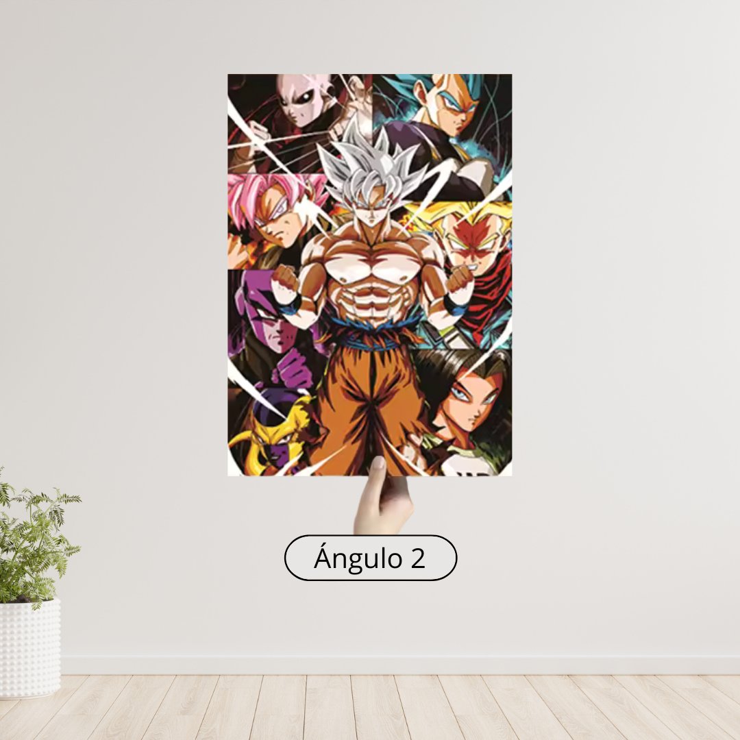 Cuadro Goku 3D