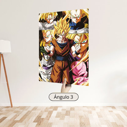 Cuadro Goku 3D