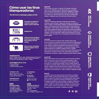 Artorax ProWhite™ Tiras Blanqueadoras